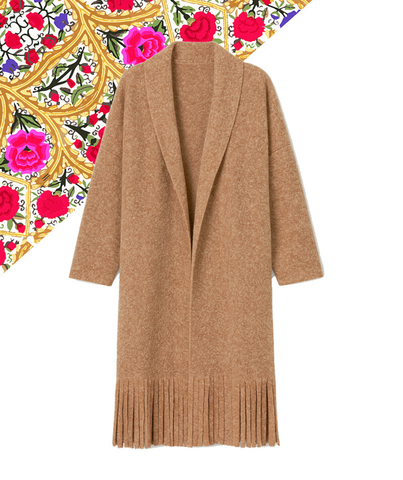 CHAQUETA PUNTO FLECOS